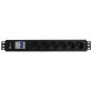 WP WPN-PDU-I02-06 unità di distribuzione dell'energia (PDU) 6 presa(e) AC 1.5U Nero