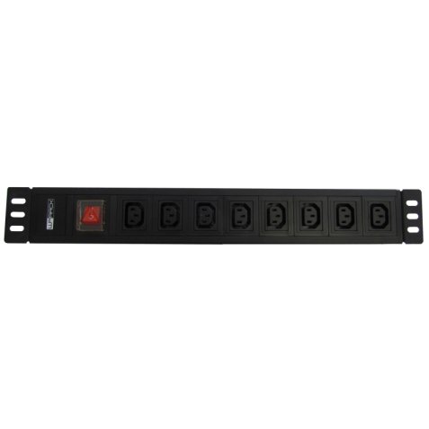 WP WPN-PDU-I05-08 power distribution unit (PDU) 8 AC outlet(s) 1.5U Black