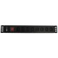 WP WPN-PDU-I05-08 power distribution unit (PDU) 8 AC outlet(s) 1.5U Black