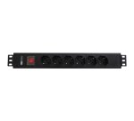 WP WPN-PDU-I01-06 power distribution unit (PDU) 6 AC outlet(s) 1.5U Black