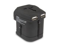 Hamlet XPW2UTRAVEL mobile device charger GPS, Mobile phone, MP3, MP4, Smartphone, Tablet Black AC Indoor