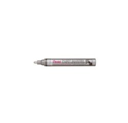 Marqueur pentel peinture paint marker multi-supports   pointe moyenne 4,5mm coloris  argent