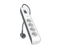 Belkin BSV400ca2M Noir, Blanc 4 sortie(s) CA 2 m