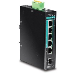 Trendnet TI-PG541 commutateur réseau Non-géré L2 Gigabit Ethernet (10/100/1000) Connexion Ethernet, supportant l'alimentation via ce port (PoE) Noir