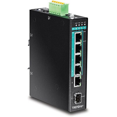 Trendnet TI-PG541 commutateur réseau Non-géré L2 Gigabit Ethernet (10/100/1000) Connexion Ethernet, supportant l'alimentation via ce port (PoE) Noir