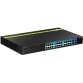 Trendnet TPE-2840WS commutateur réseau Géré Gigabit Ethernet (10/100/1000) Connexion Ethernet, supportant l'alimentation via ce port (PoE) 1U Noir