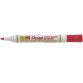 Marqueur pentel effaçable tableau blanc pointe ogive tracé 2mm encre faible odeur et lumineuse coloris rouge