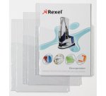 Housse prospectus avec pochette pliable, A4, PVC