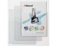 Housse prospectus avec pochette pliable, A4, PVC