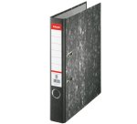 Classeur à levier cartonné Esselte A4 - Dos 5 cm - Noir