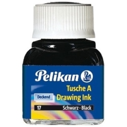 Encre de chine pelikan tire-lignes plumes dessinateur pinceaux couleur bleu cobalt flacon 10ml