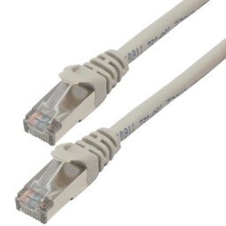 MCL 2m Cat6a S/FTP câble de réseau Gris S/FTP (S-STP)