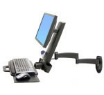 Ergotron 200 Series Combo Arm 61 cm (24") Mur Noir