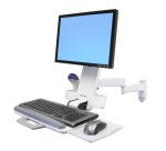 Ergotron 200 Series Combo Arm 61 cm (24") Mur Blanc