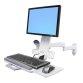 Ergotron 200 Series Combo Arm 61 cm (24") Pared Blanco