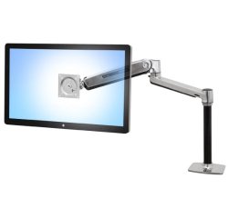 Ergotron LX Series LX HD Sit-Stand 116,8 cm (46") Bureau Aluminium