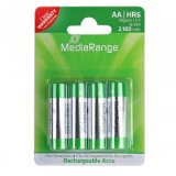 Pile mediarange alcaline aa rechargeable blister 4 unités
