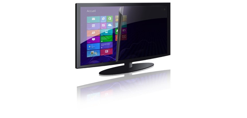 Mobilis 016243 filtre anti-reflets pour écran et filtre de confidentialité 61 cm (24") Moniteur Filtre de confidentialité sans bords pour ordinateur