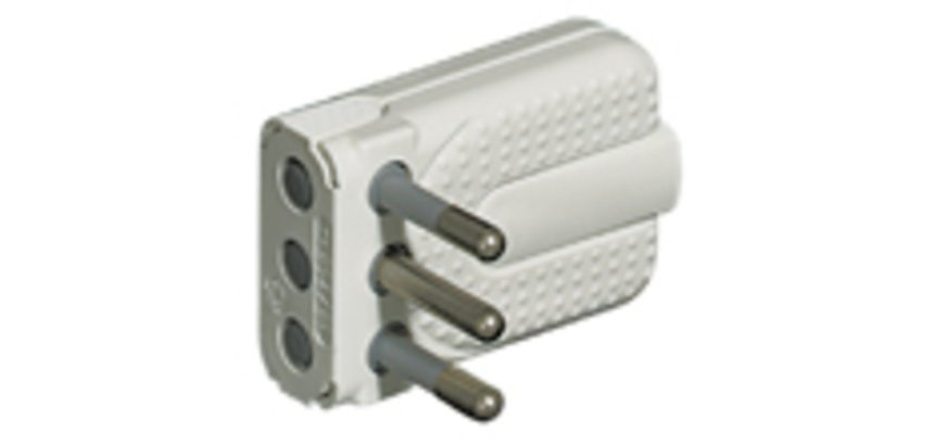 bticino S2465TA power plug adapter White