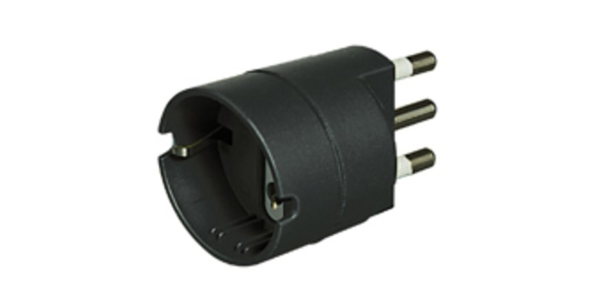 bticino S3624G power plug adapter Anthracite