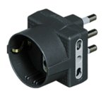 bticino S3611G power plug adapter Type L (IT) Type L (IT) + Type F Anthracite