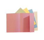 Chemises dossier 1 rabat latéral Exacompta 24 x 32 cm coloris pastel - Paquet de 100