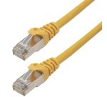 MCL 2m Cat6a S/FTP câble de réseau Jaune S/FTP (S-STP)