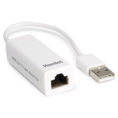 Hamlet Adattatore USB 2.0 to Lan velocità di trasferimento fino a 10/100 Mbps