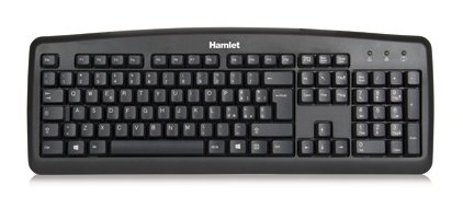 Hamlet XKKITA2 keyboard Universal USB Italian Black