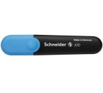 Surligneur schneider job pointe biseautee rechargeable avec maxx 660 refill station  resiste evaporation bleu