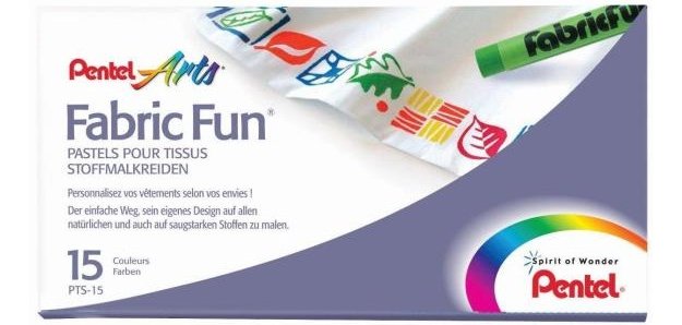 Pentel Fabric Fun Multicolore 15 pz