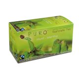 Boîte de 25 sachets de thé Menthe enveloppés Fairtrade Tea