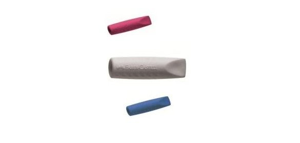 Faber-Castell 187001 gomma per cancellare Blu, Grigio 2 pz