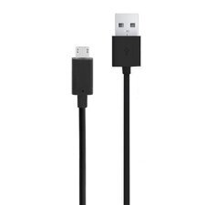 Cable de  1 m, USB A, Micro-USB B, USB 2.0, Macho/Macho, Negro