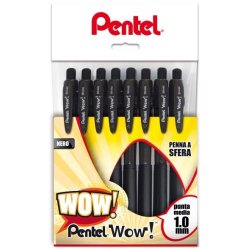 Pentel WOW Nero 8 pz