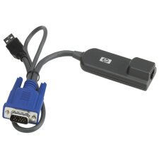 HPE KVM Console USB Interface Adapter cable para video, teclado y ratón (kvm) Negro