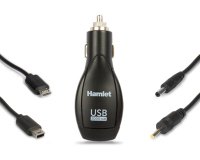 Hamlet XPW12MOB mobile device charger E-book reader, MP3, Smartphone, Tablet Black Cigar lighter Auto