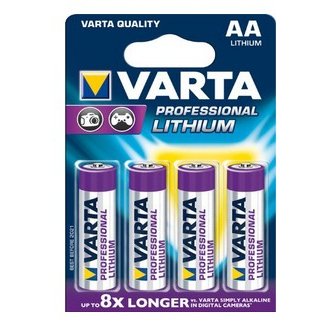 Varta 4x AA Lithium Batteria monouso Stilo AA Litio Varta