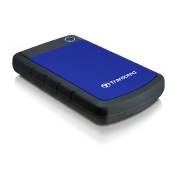 Transcend 1TB StoreJet 25H3 disque dur externe 1 To 5400 tr/min 2.5" Micro-USB B 3.2 Gen 1 (3.1 Gen 1) Noir, Bleu