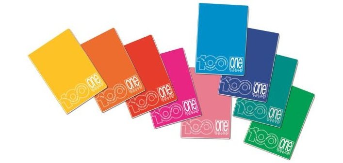 Blasetti One Color quaderno per scrivere A5 19 fogli Multicolore
