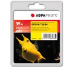 AgfaPhoto APET163YD inktcartridge 1 stuk(s) Geel
