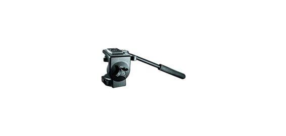 Manfrotto Micro Fluid Video Head + QRCP tripod head Black Aluminium