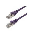 MCL FCC6BM-0.5M/VI câble de réseau Violet 0,5 m Cat6 F/UTP (FTP) Rond