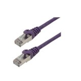 MCL FCC6BM-0.5M/VI câble de réseau Violet 0,5 m Cat6 F/UTP (FTP)