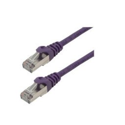 MCL FCC6BM-0.5M/VI câble de réseau Violet 0,5 m Cat6 F/UTP (FTP)