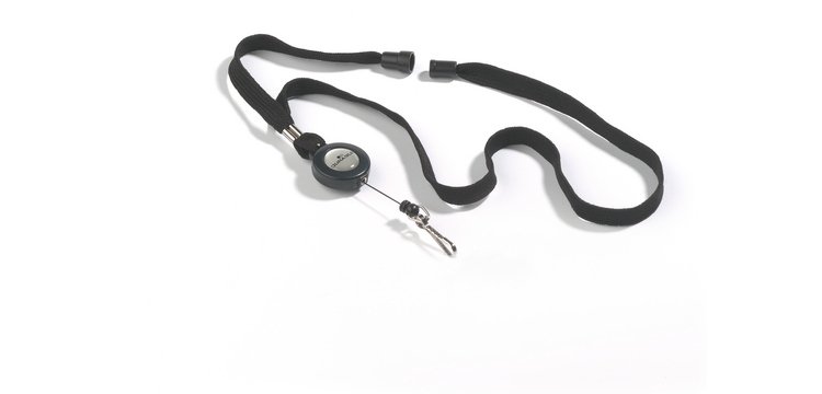 Durable textile laces with black winder - Box of 10