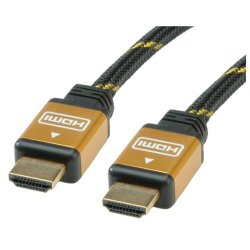 ROLINE GOLD HDMI High Speed Cable with Ethernet, HDMI M-M 15 m
