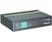 Trendnet TPE-TG50g Non-géré Gigabit Ethernet (10/100/1000) Connexion Ethernet, supportant l'alimentation via ce port (PoE) Noir