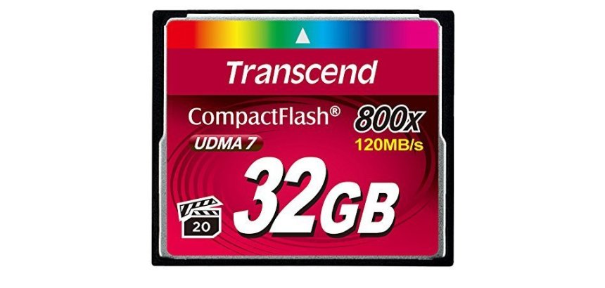 Transcend TS32GCF800 mémoire flash 32 Go CompactFlash MLC
