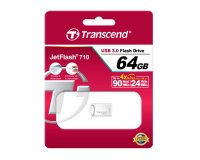 Transcend JetFlash 710S 64GB lecteur USB flash 64 Go USB Type-A 3.2 Gen 1 (3.1 Gen 1) Argent